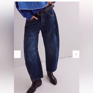 Free People Barrel Jeans Size 25